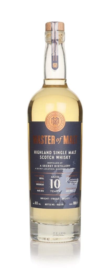 A Secret Highland Distillery 10 anos 2014 (Master of Malt)