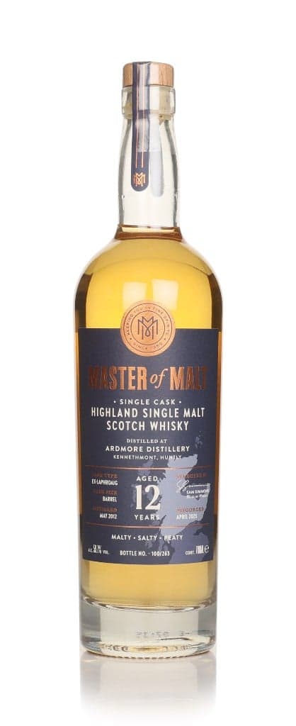 Ardmore 12 anos 2012 Single Cask (Master of Malt)