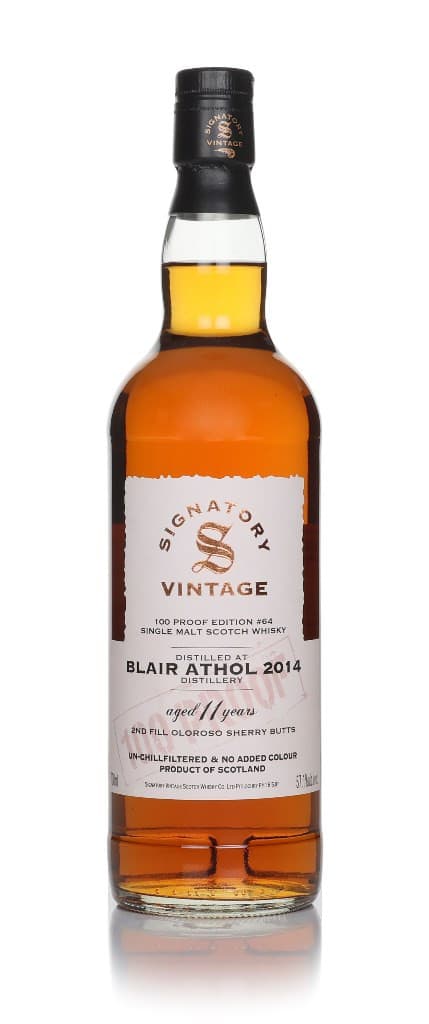 Blair Athol 11 anos 2014 - 100 Proof Edition #64 (Signatory)