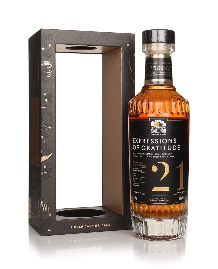 Expressions of Gratitude 21 anos 2001 - Wemyss Malts (Bunnahabhain)