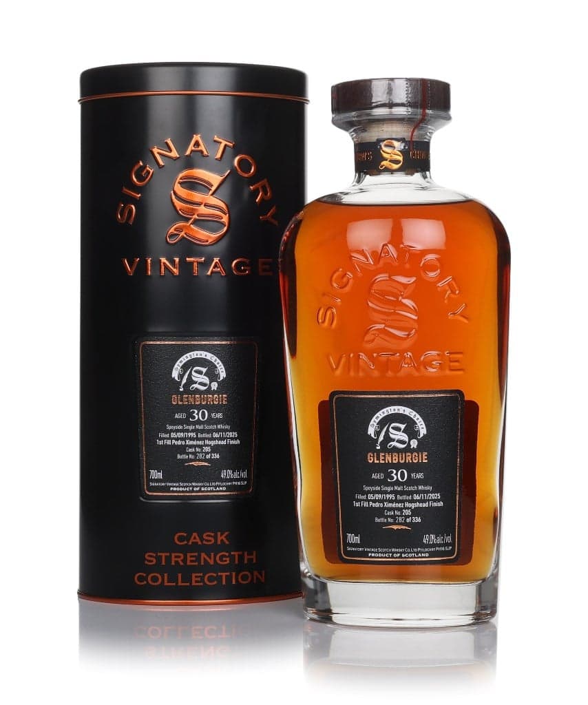 Glenburgie 30 anos 1995 (cask 205) - Cask Strength Collection (Signatory)
