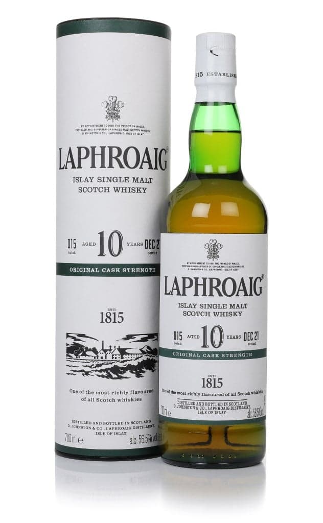 Laphroaig 10 anos Cask Strength Batch 015