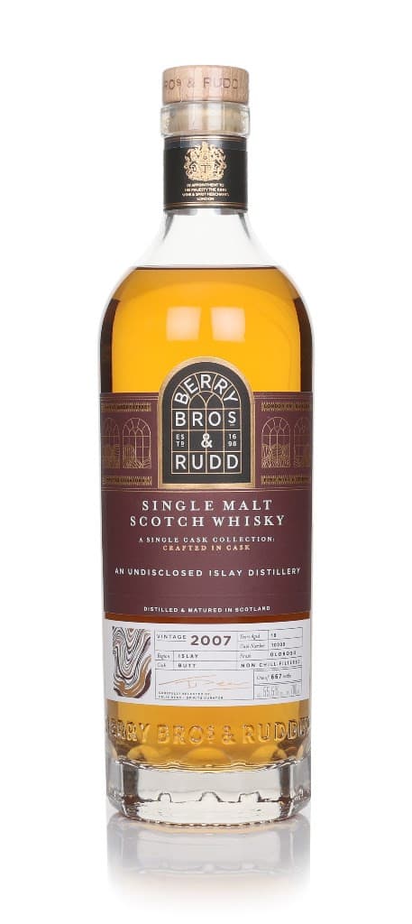 Undisclosed Islay 18 anos 2007 (cask 10009) - Berry Bros. & Rudd